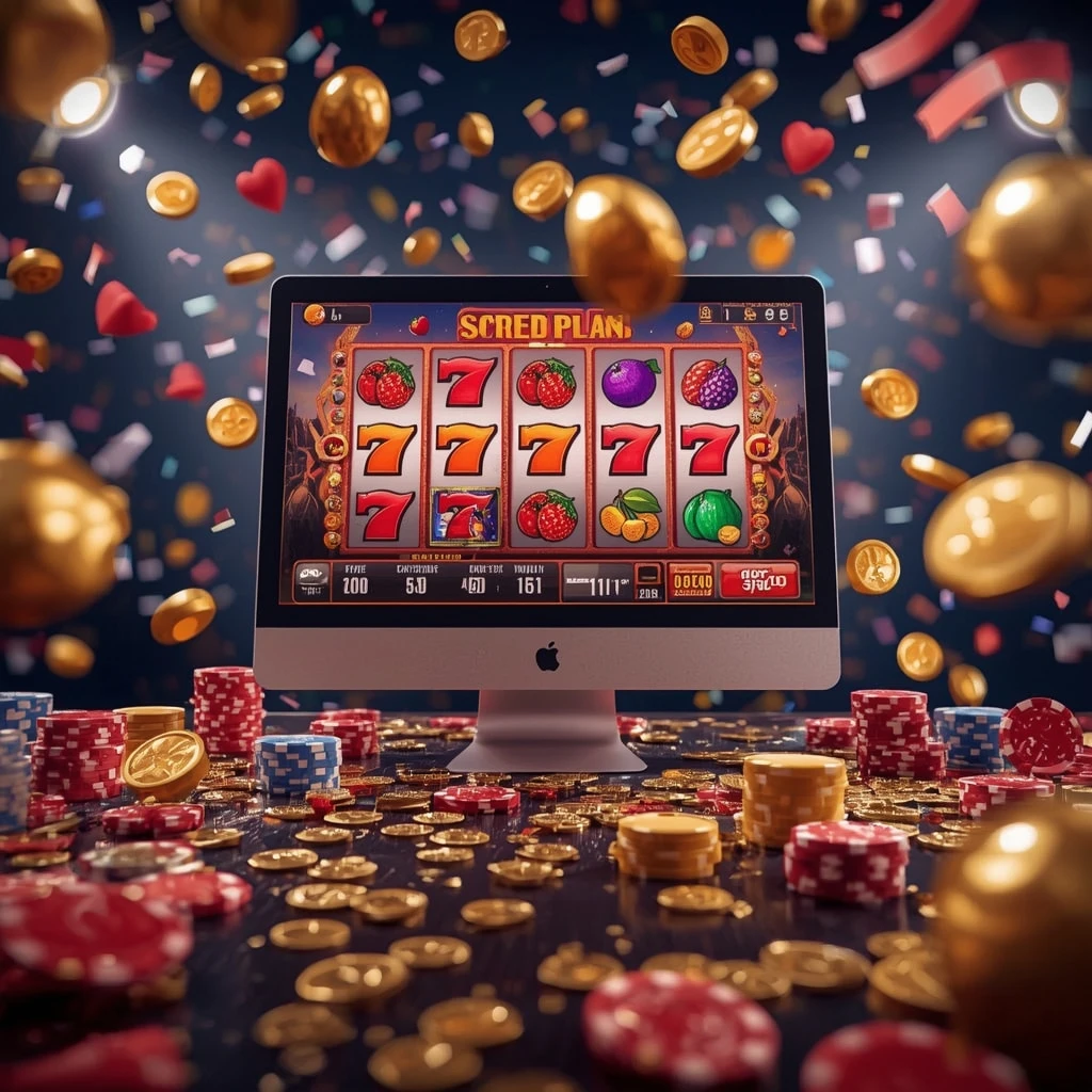 Des machines à sous à l'écran - Wishwin Casino