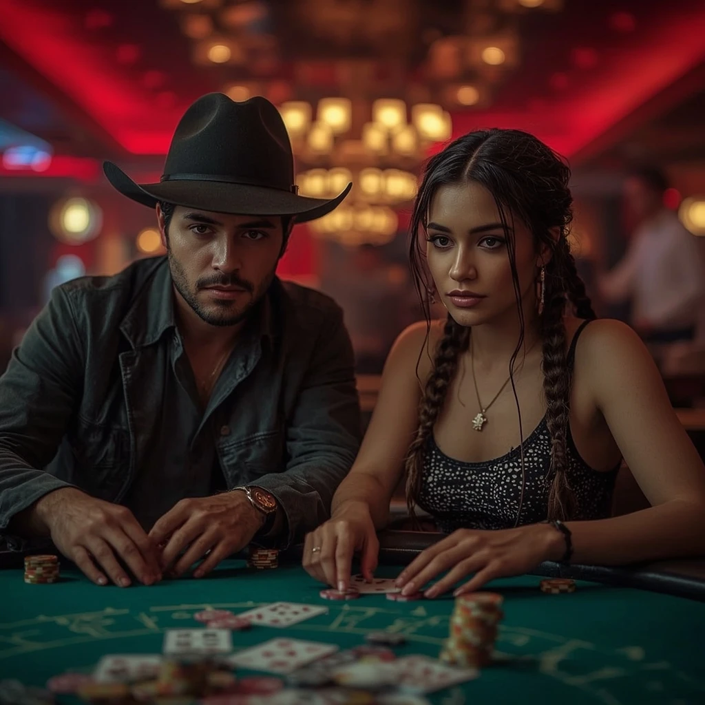 photo de deux joueurs de poker WISHWIN CASINO